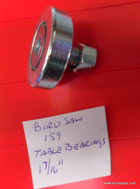BIRO SAW TABLE BEARINGS 1-7/16" DIAMETER PART # 16159 WITH NUT FOR MODELS 34-44-1433-1433FH-3334-443